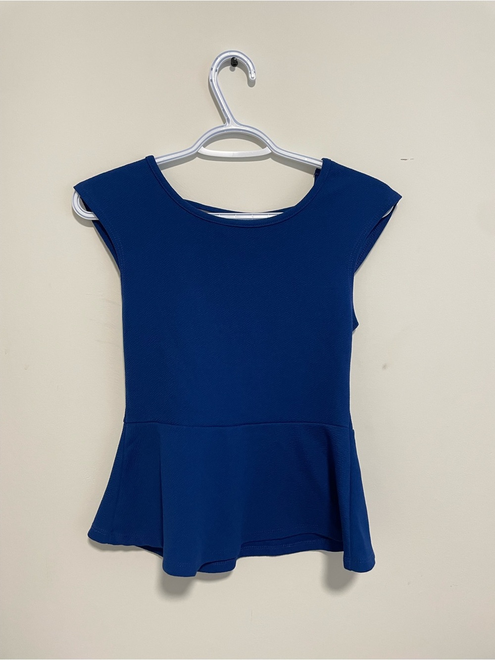 127 Seductions Royal Blue Sleeveless Dress with Beaded Detail